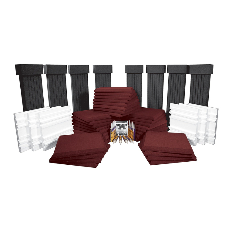 Auralex Acoustics SonoFlat System SFS-184 Instruction sheet