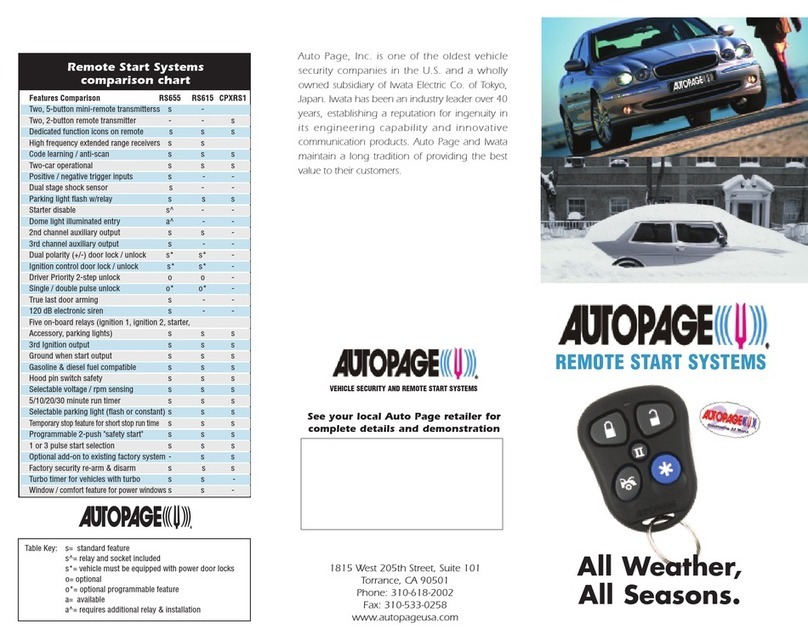 Auto Page RS-615 Comparison chart