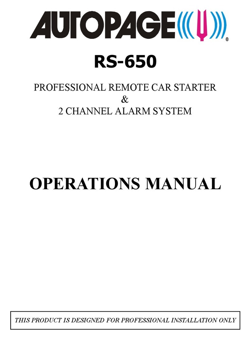 Auto Page RS-650 Operation manual
