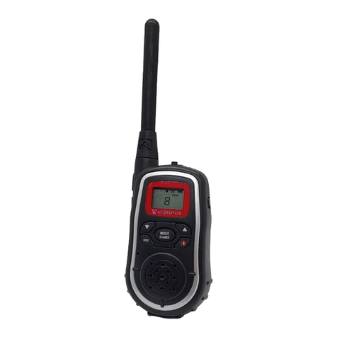 Audiovox GMRS7015RC - Radio With Built-in Race Car... User manual