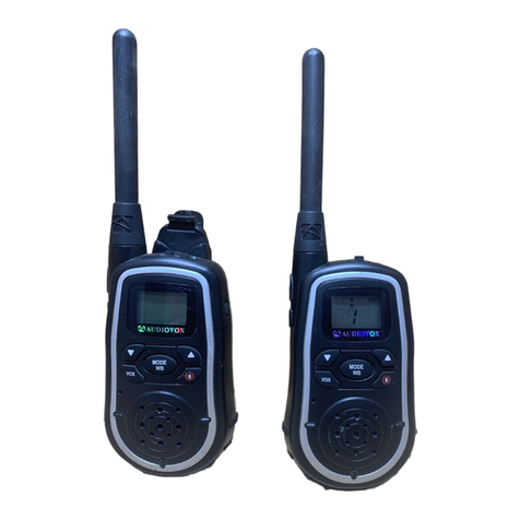 Audiovox GMRS2572CH User manual