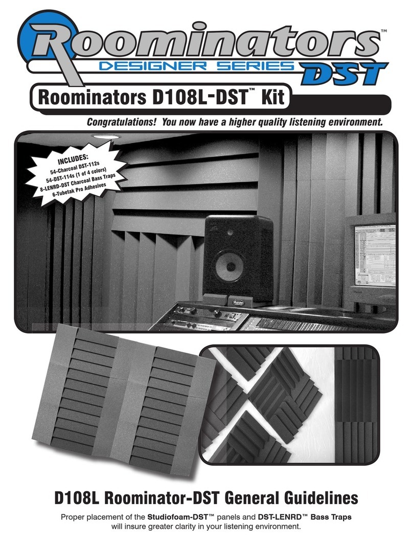 Auralex Acoustics Multi-Room Audio System D108L Guidelines
