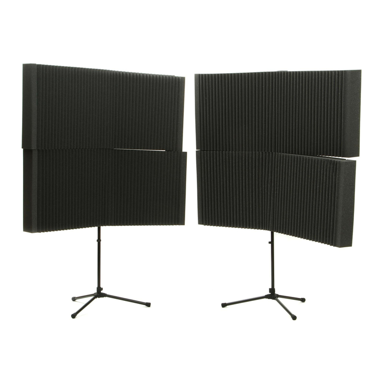 Auralex Acoustics Modular Acoustical Environment MAX-Wall instruction sheet Auralex Acoustics Modular Acoustical Environment MAX-Wall instruction sheet