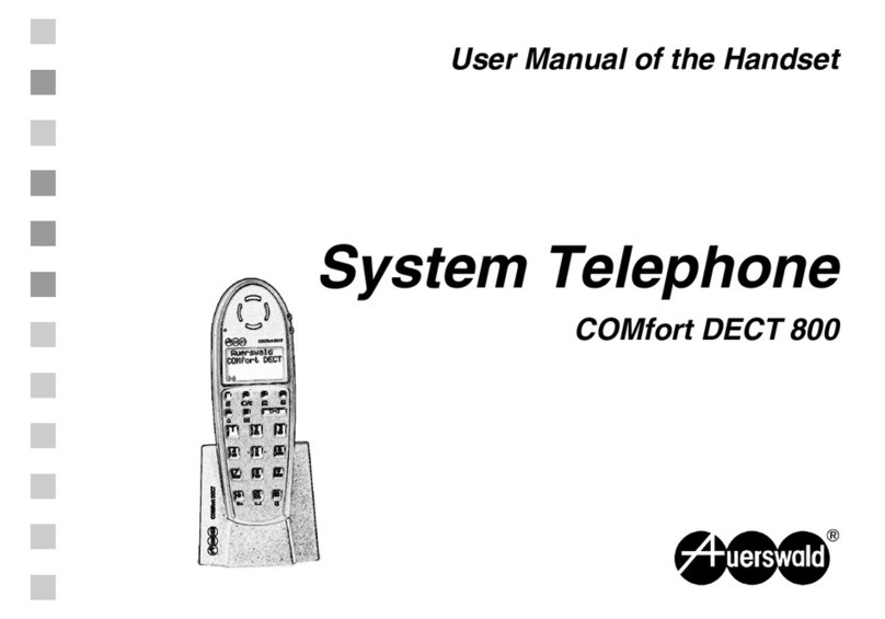 Auerswald 800 user manual