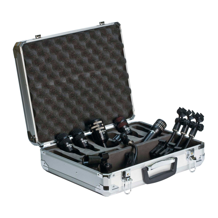 Audix 4-piece Drum Mic Package DP4a User manual