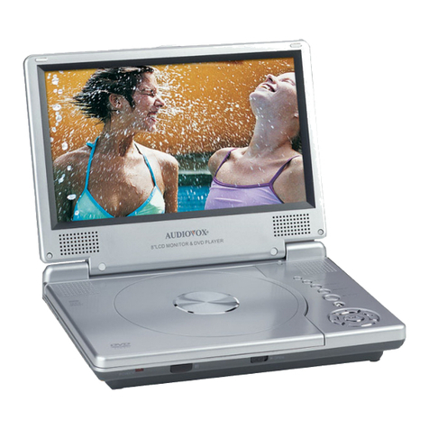 Audiovox D1812 - DVD Player - 8 User manual Audiovox D1812 - DVD Player - 8 User manual
