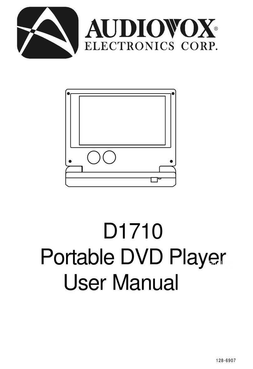 Audiovox D1710 user manual