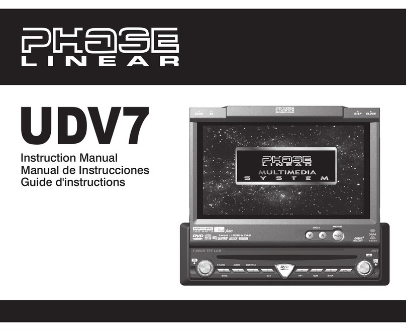 Phase Linear Phase Linear UDV7 User manual Phase Linear Phase Linear UDV7 User manual