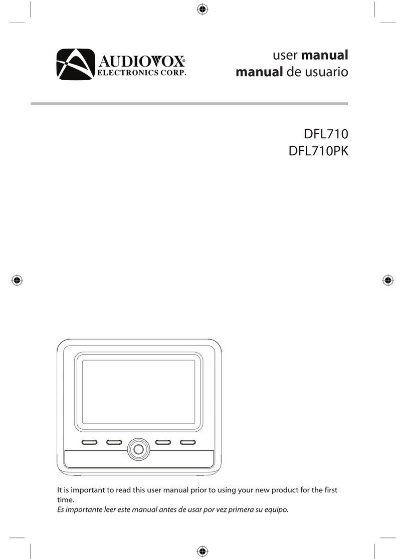 Audiovox FLO TV DFL710 User manual