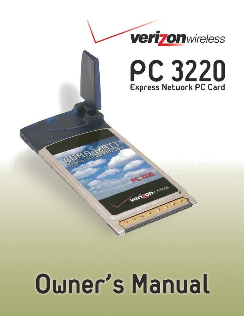 Verizon Wireless PC 3220 User manual