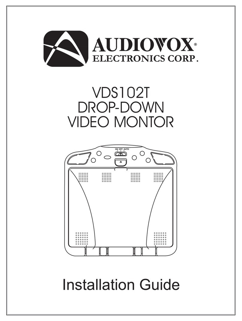 Audiovox VDS102T User manual