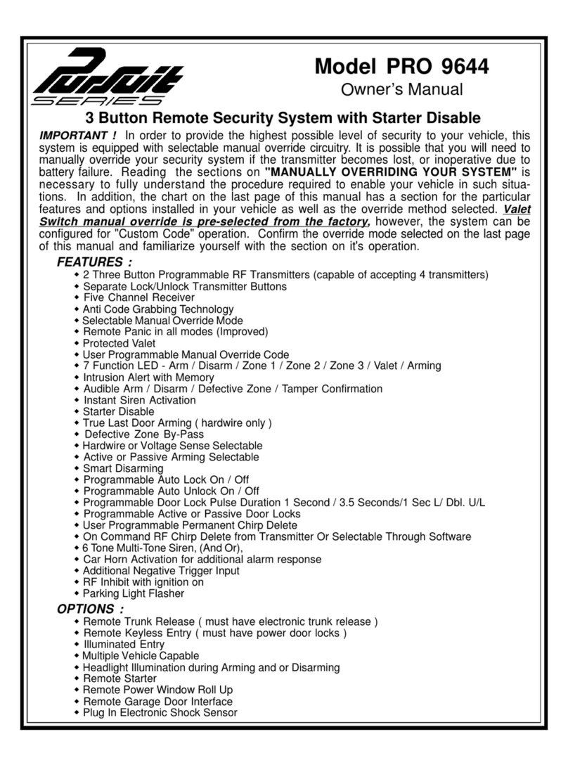 Audiovox PRO 9644 User manual
