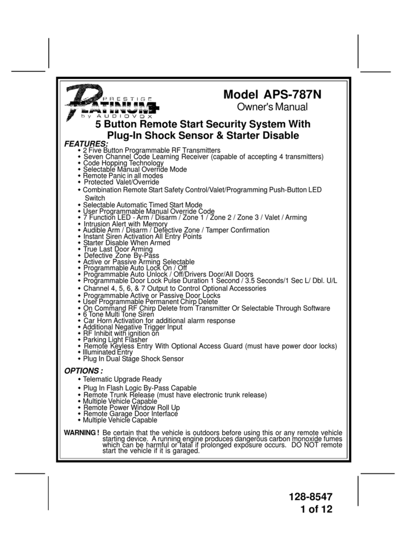 Audiovox aps787n User manual