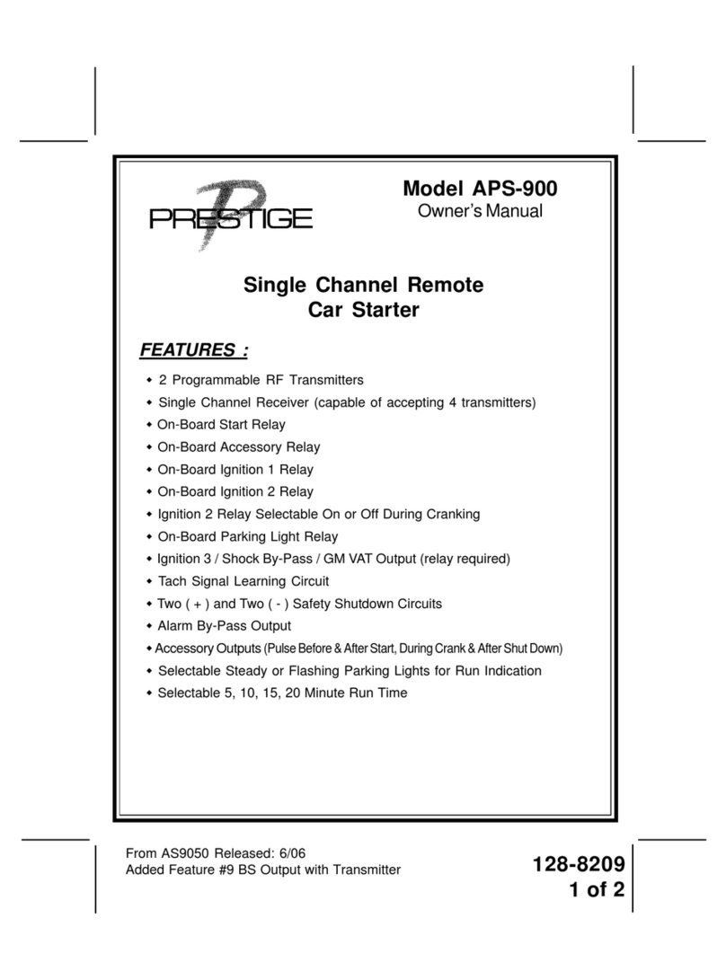 Prestige Prestige APS-900 User manual