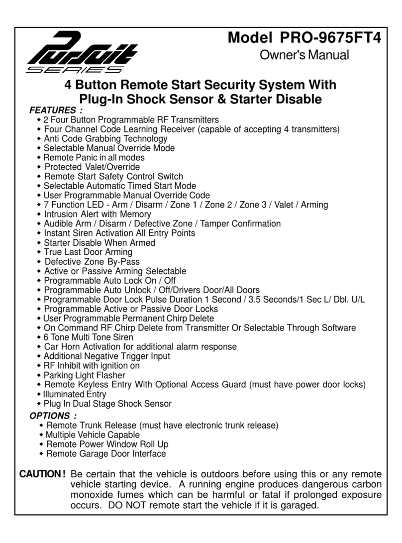 Audiovox Pursuit PRO-9675FT4 User manual
