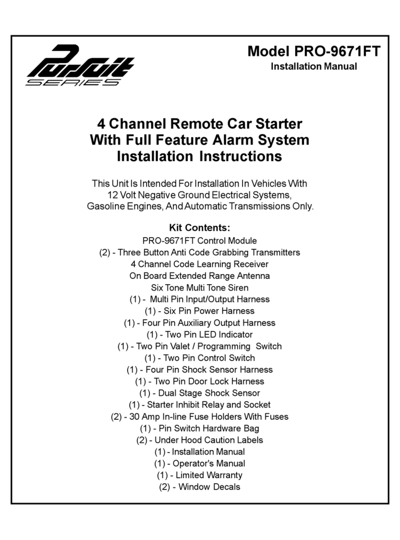 Audiovox Pursuit PRO-9671FT User manual