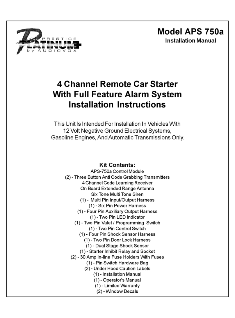 Prestige APS 750a User manual
