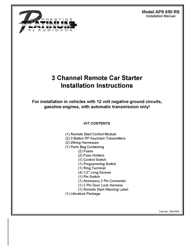 Prestige APS 650 RS User manual