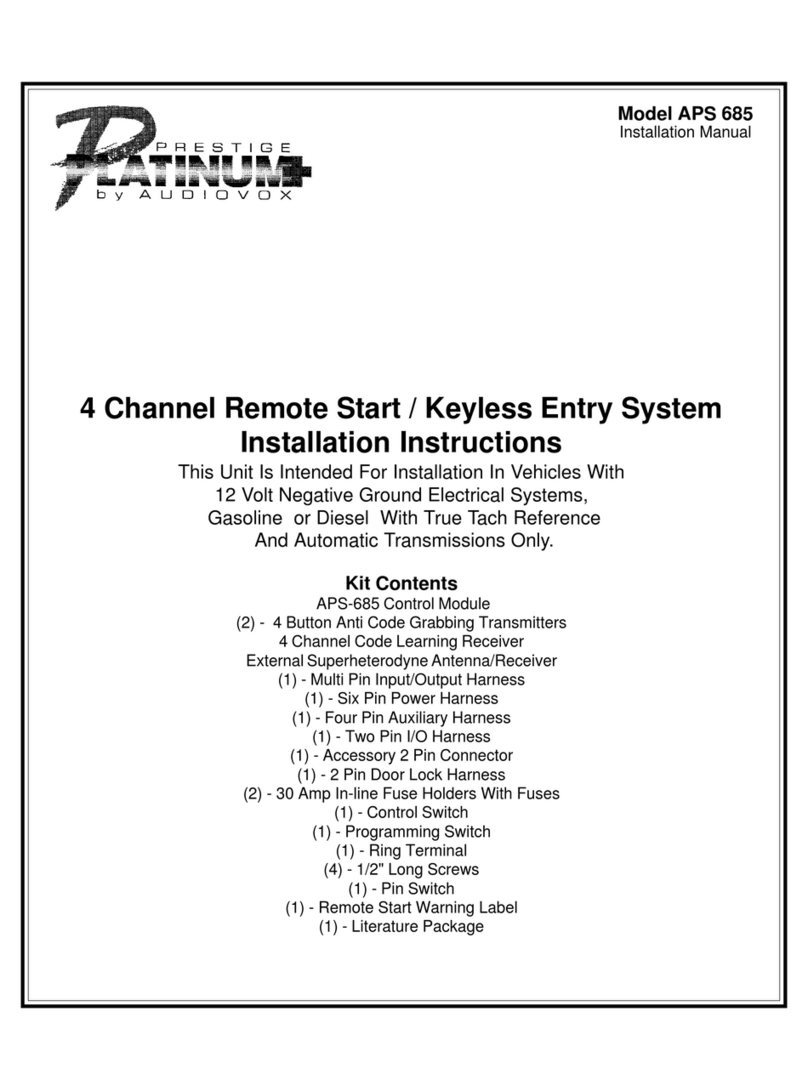 Prestige APS 685 User manual