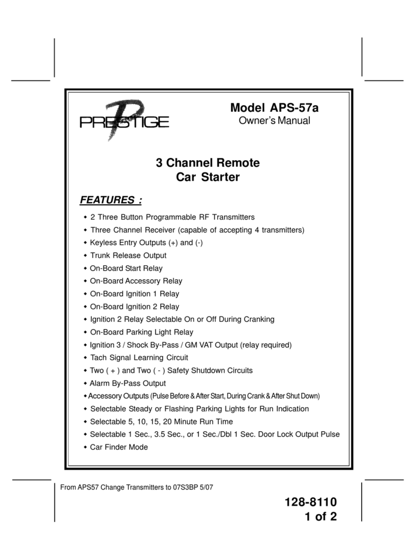 Audiovox Prestige APS-57a User manual