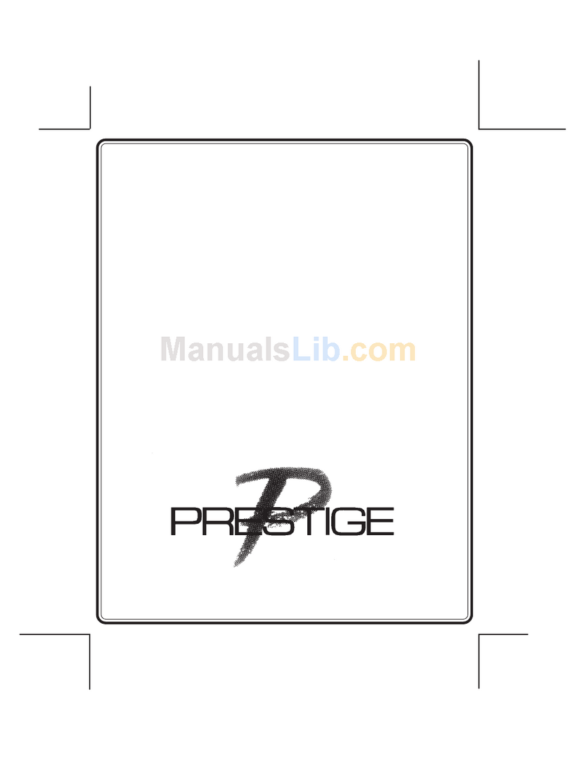 Prestige Prestige 128-4243B owner's manual