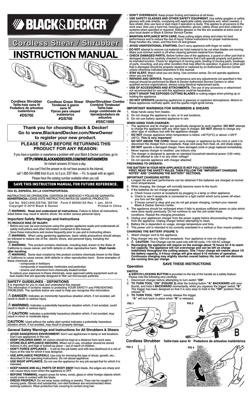 Black & Decker 90556152 User manual