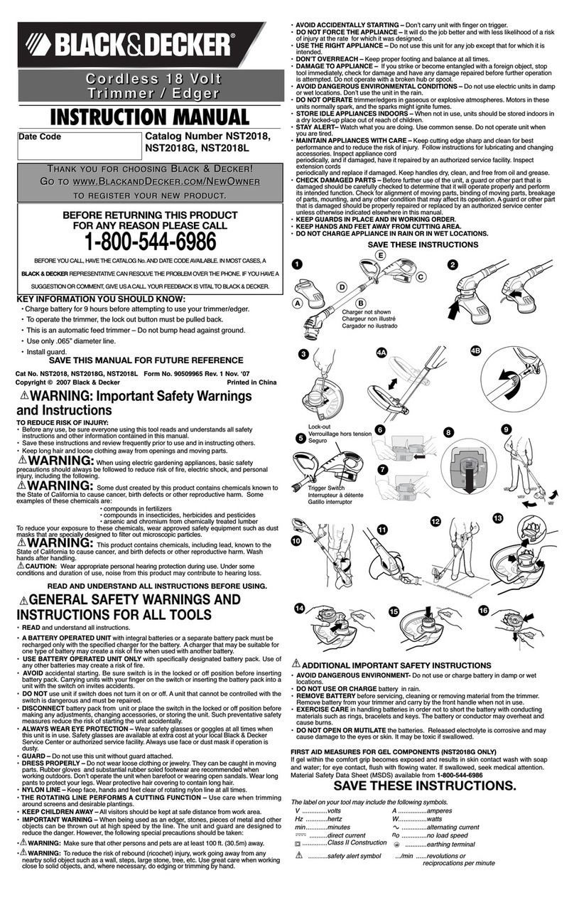 Black & Decker NST2018 User manual
