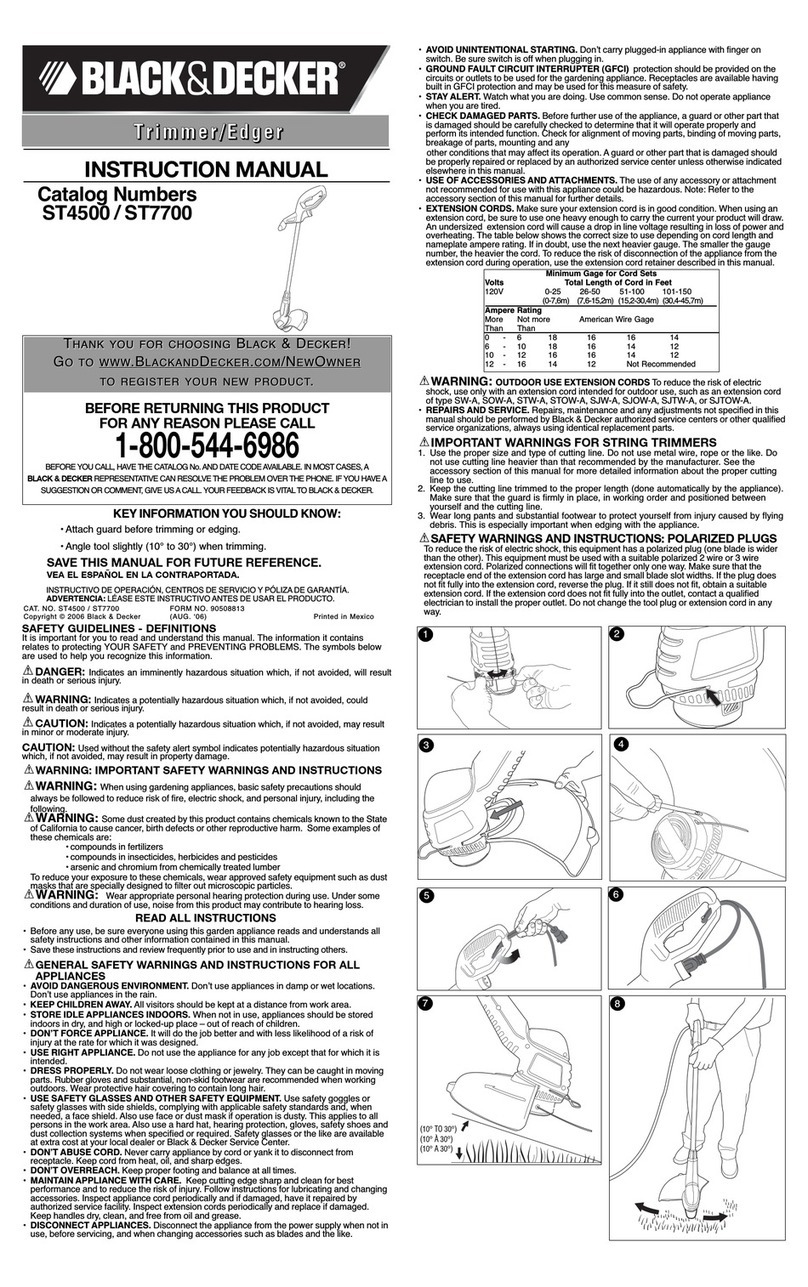 Black & Decker ST4500 instruction manual