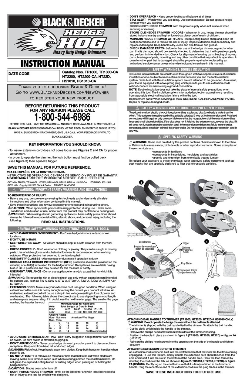 Black & Decker 90512417 User manual