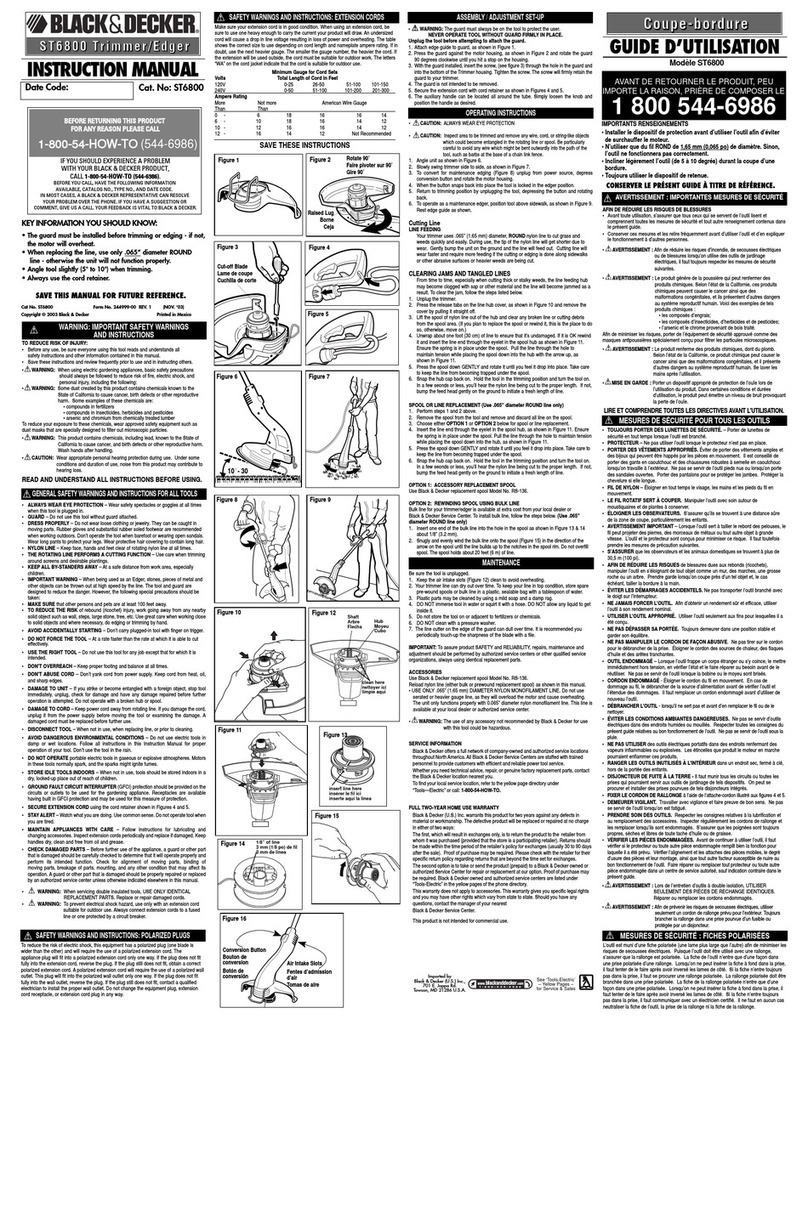 Black & Decker 244999-00 instruction manual