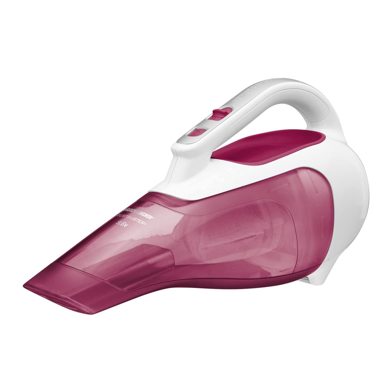 Black & Decker Dust Buster CHV9610 User manual