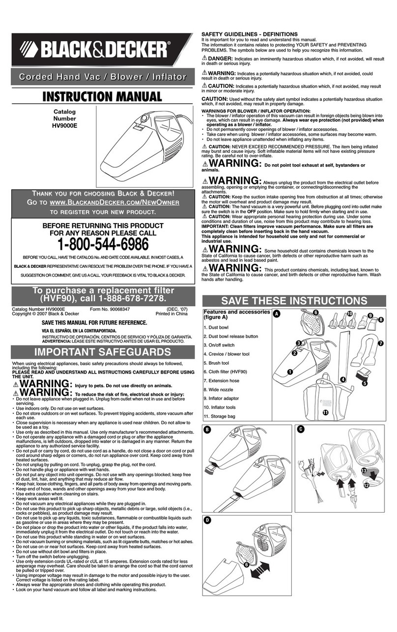 Black & Decker 90068347 instruction manual