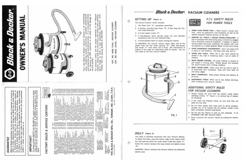 Black & Decker 6600 owner's manual