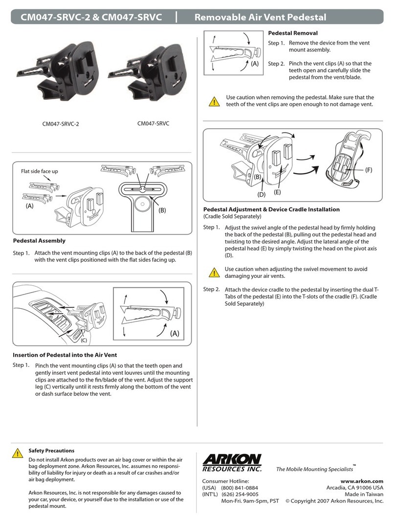 Arkon CM047-SRVC-2 user manual