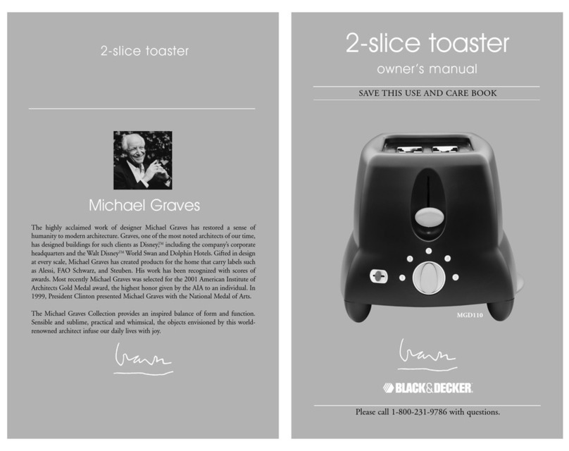 Black & Decker MGD110 User manual