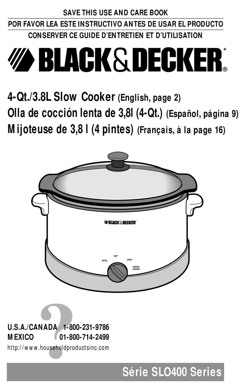 Black & Decker SLO400 Series Installation instructions