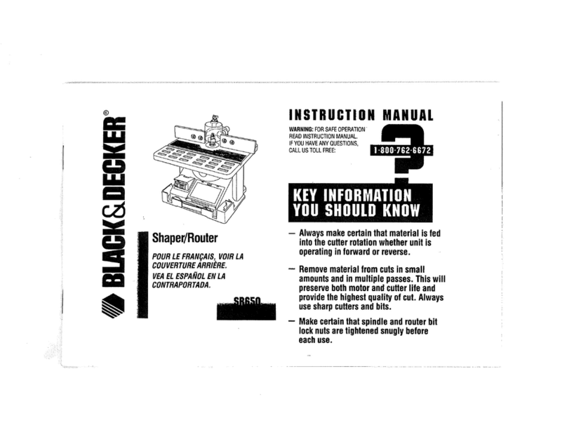 Black & Decker SR650 User manual