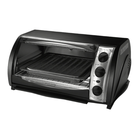 Black & Decker TOASTER-R-OVEN CTO649 Installation instructions
