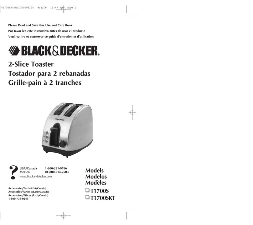 Black & Decker T1700S Installation instructions