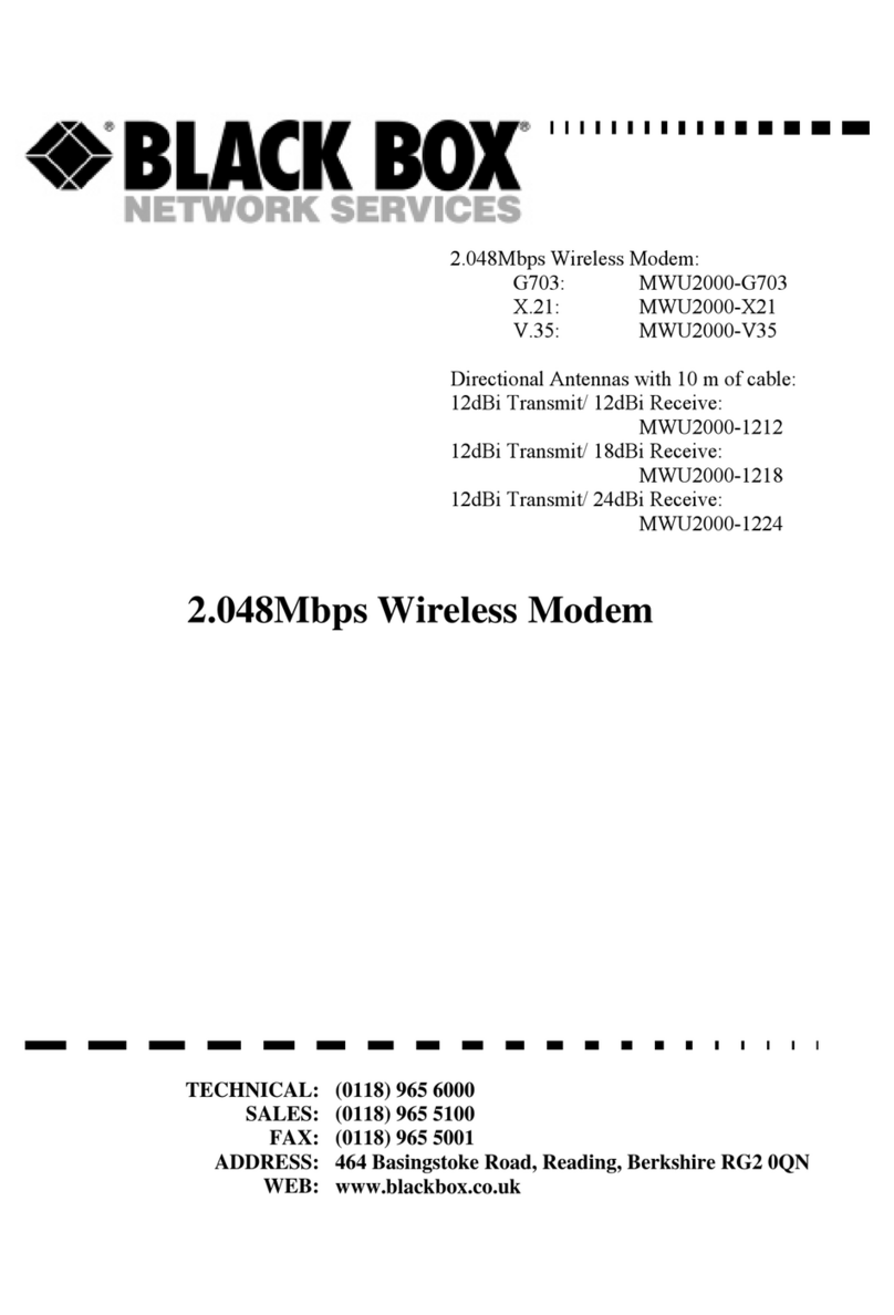 Black Box MWU2000-G703 User manual