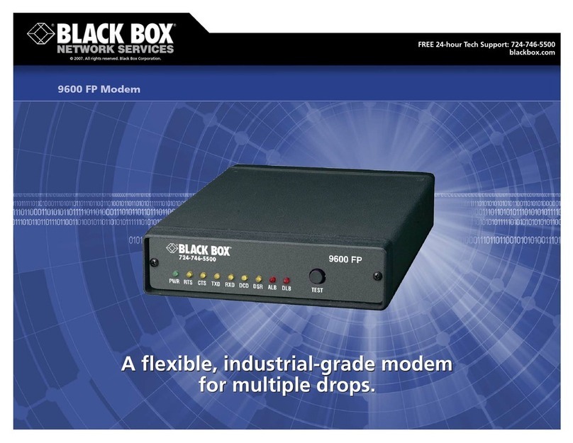 Black Box 9600 FP User manual