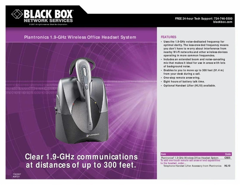 Plantronics CS55 Owner's manual