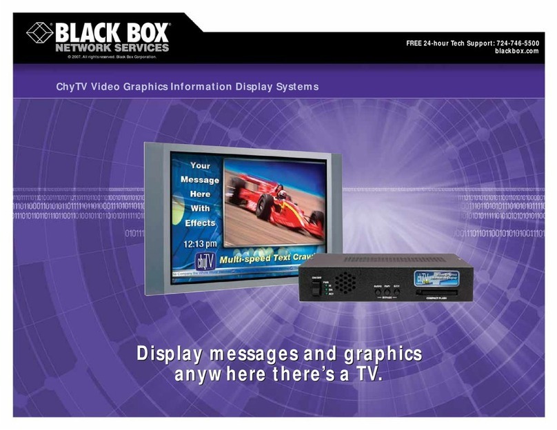 Black Box VSD221 User manual