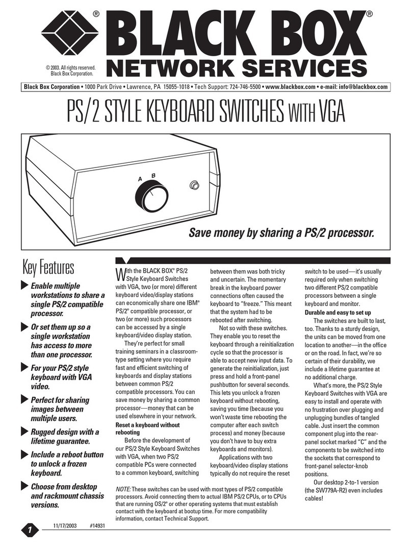 Black Box PS/2 User manual