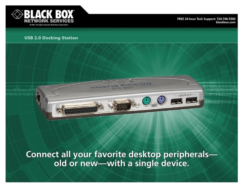 Black Box USB 2.0 Docking Station User manual