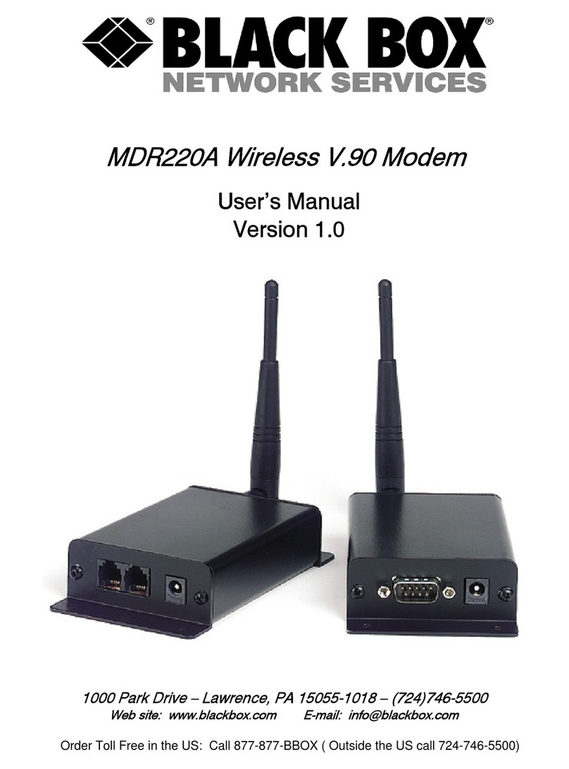 Black Box MDR220A User manual