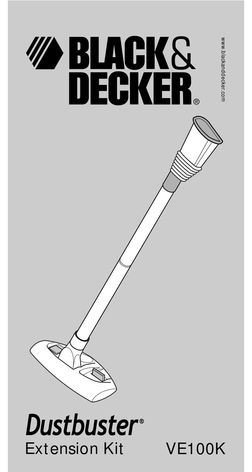 Black & Decker Dustbuster VE100K User manual
