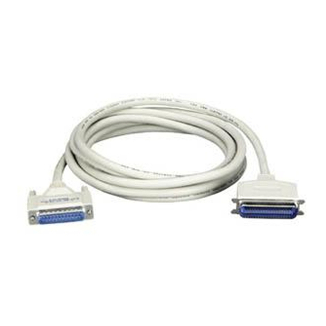 Black Box PC to Printer Cable User manual Black Box PC to Printer Cable User manual