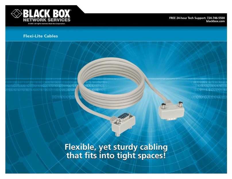 Black Box Cable Box user manual Black Box Cable Box user manual