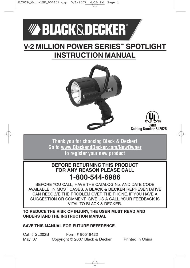 Black & Decker Power Series V-2 Million User manual